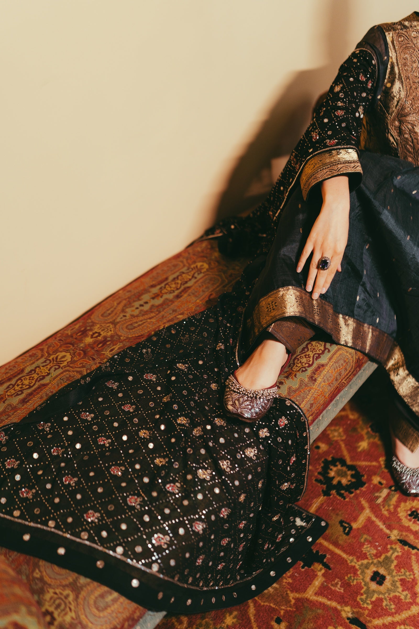 Banarasi Tilla Anarkali Set