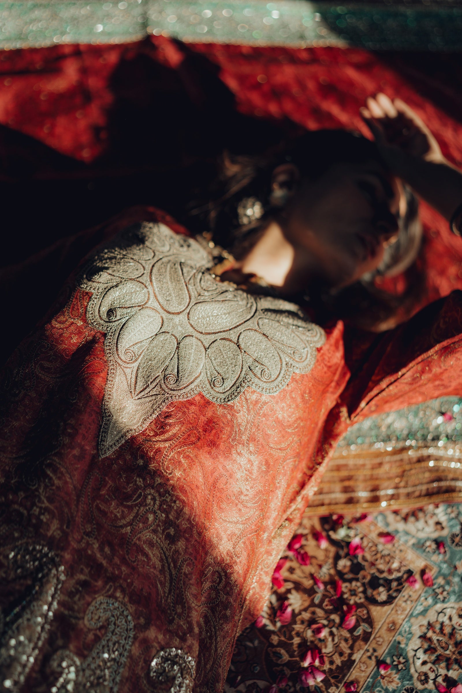 Kanjivaram Woven Kurti & Garara Set