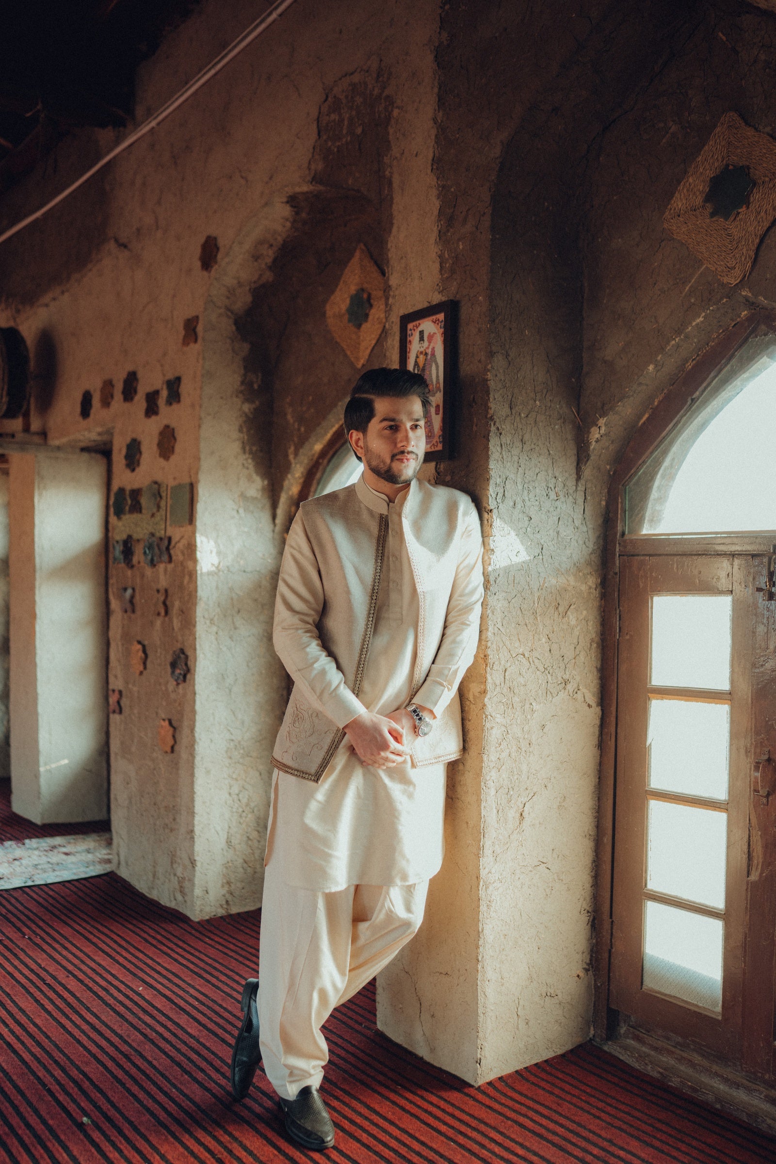 Pathani Set with Tilla Waistcoat