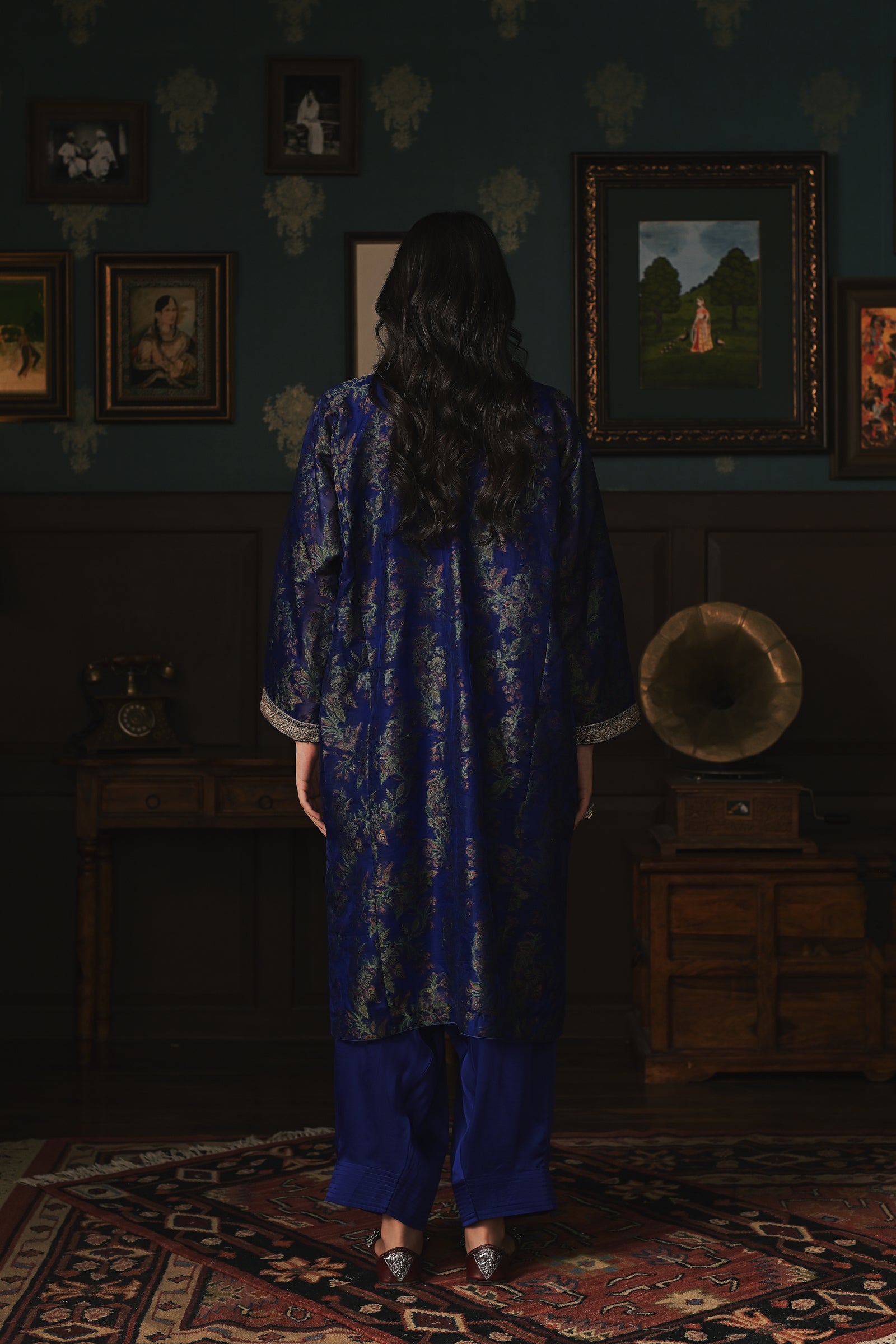 Jamdani Organza Phiran Set
