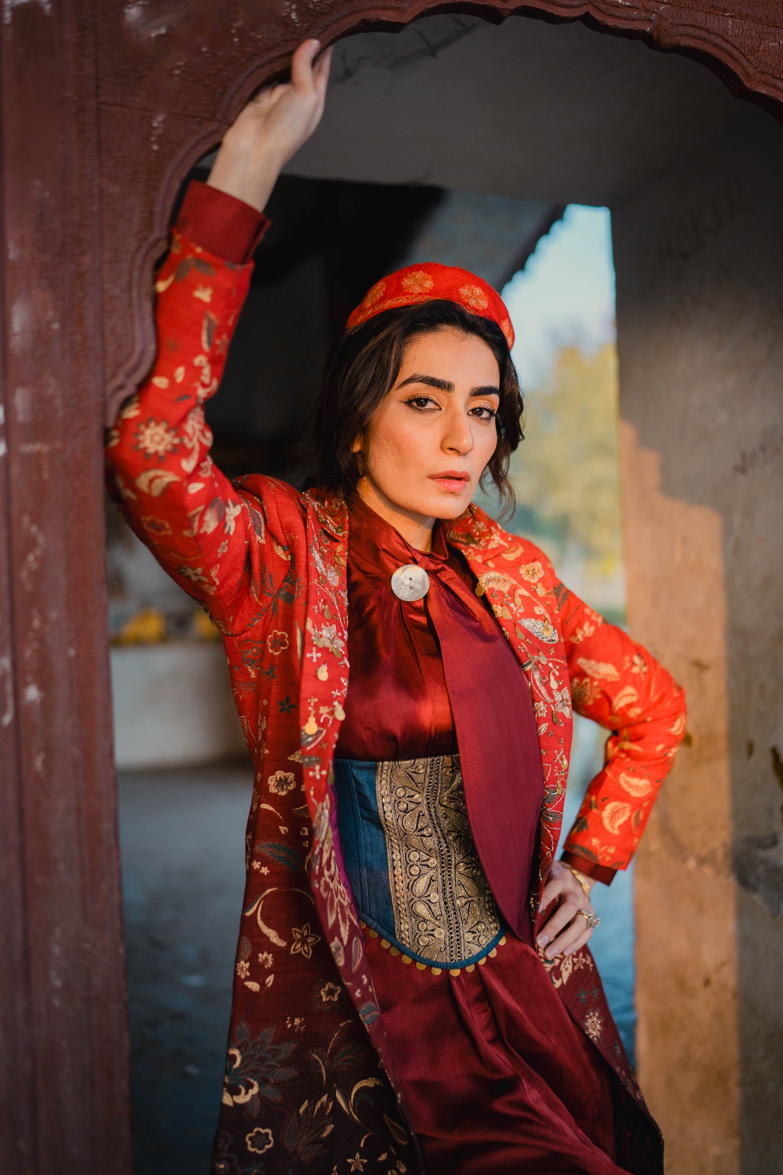 Khumaar - PURE SILK OMBRÉ JACKET