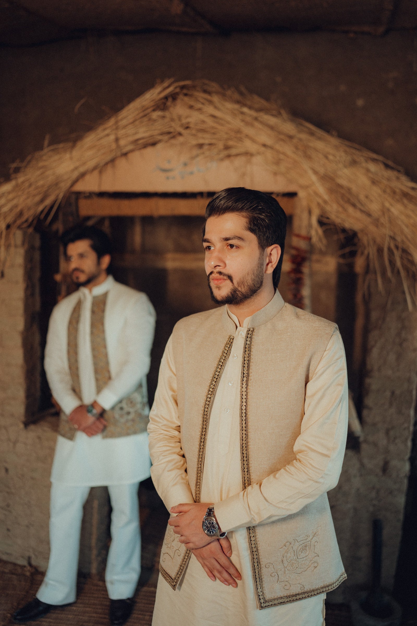 Pathani Set with Tilla Waistcoat