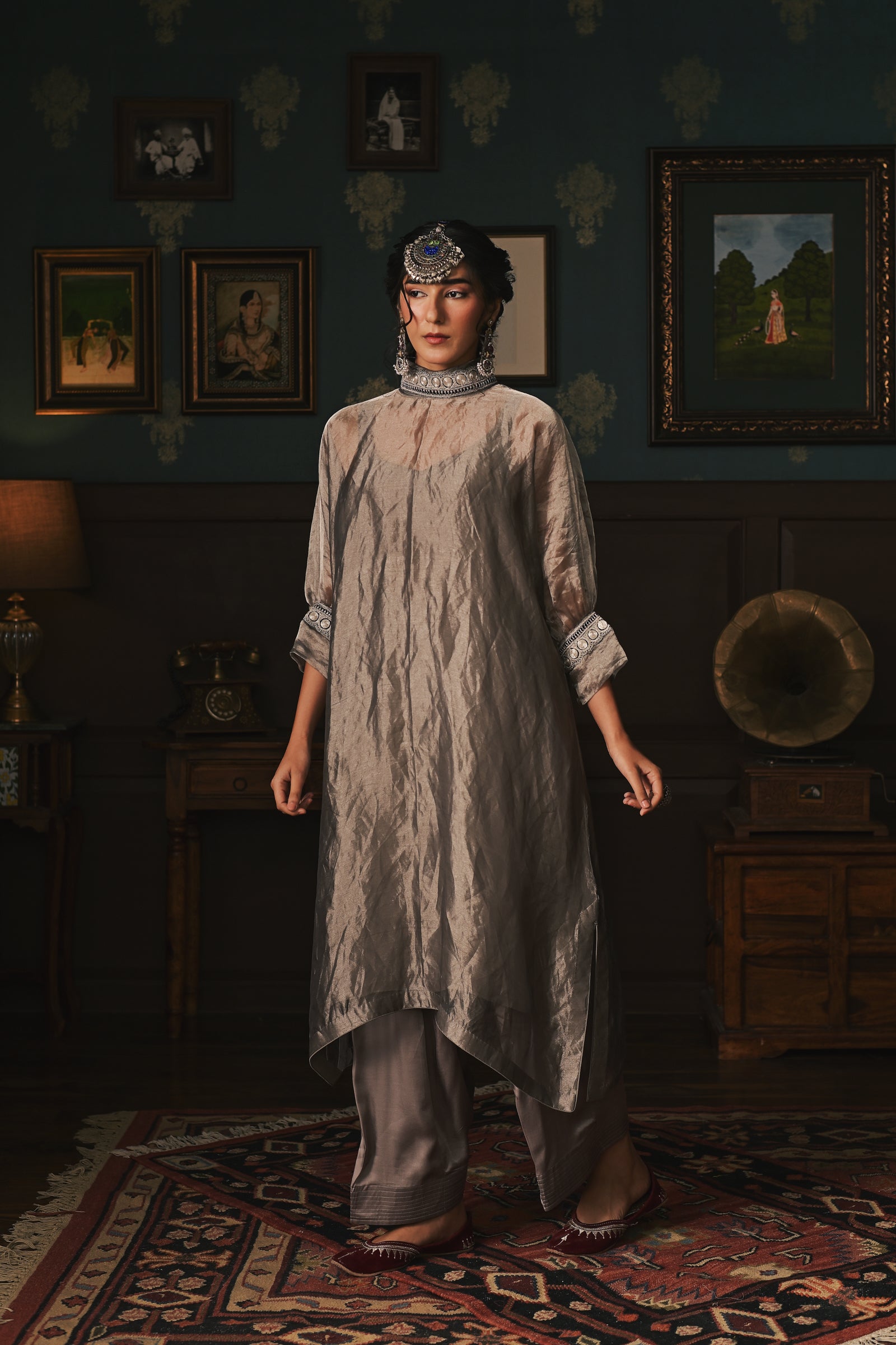 Tissue Organza Phiran set