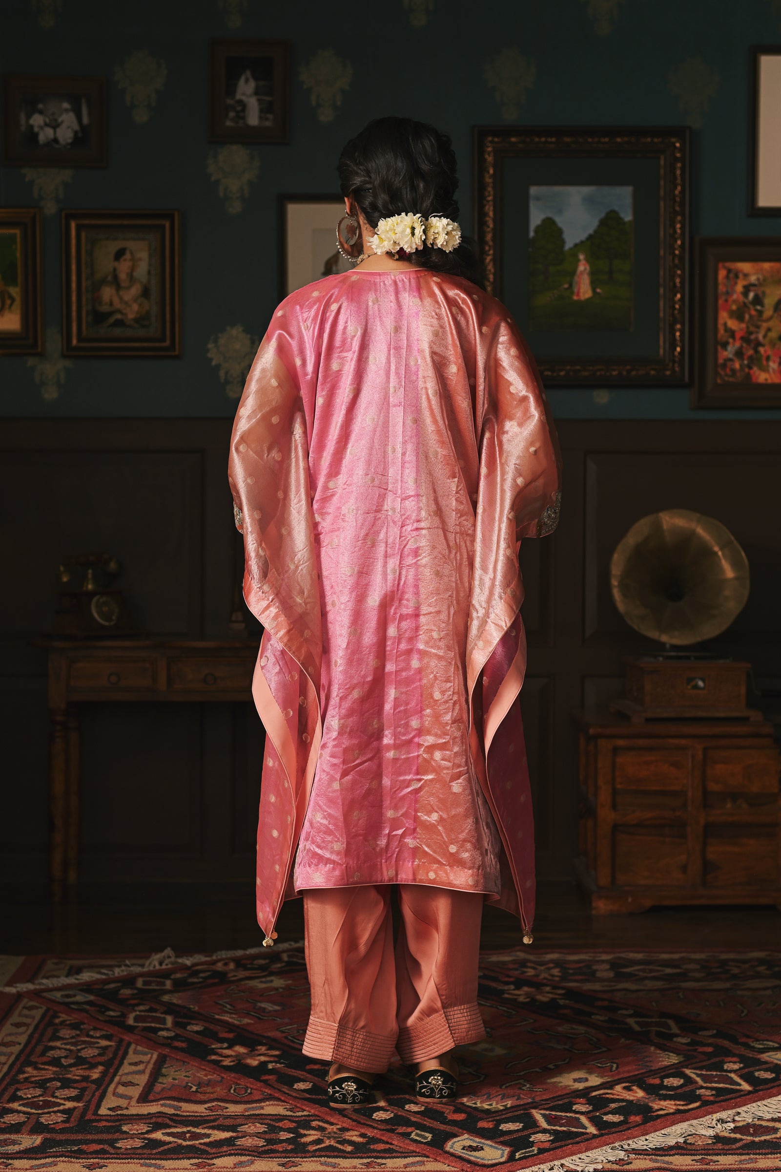 Tissue Kaftan Set