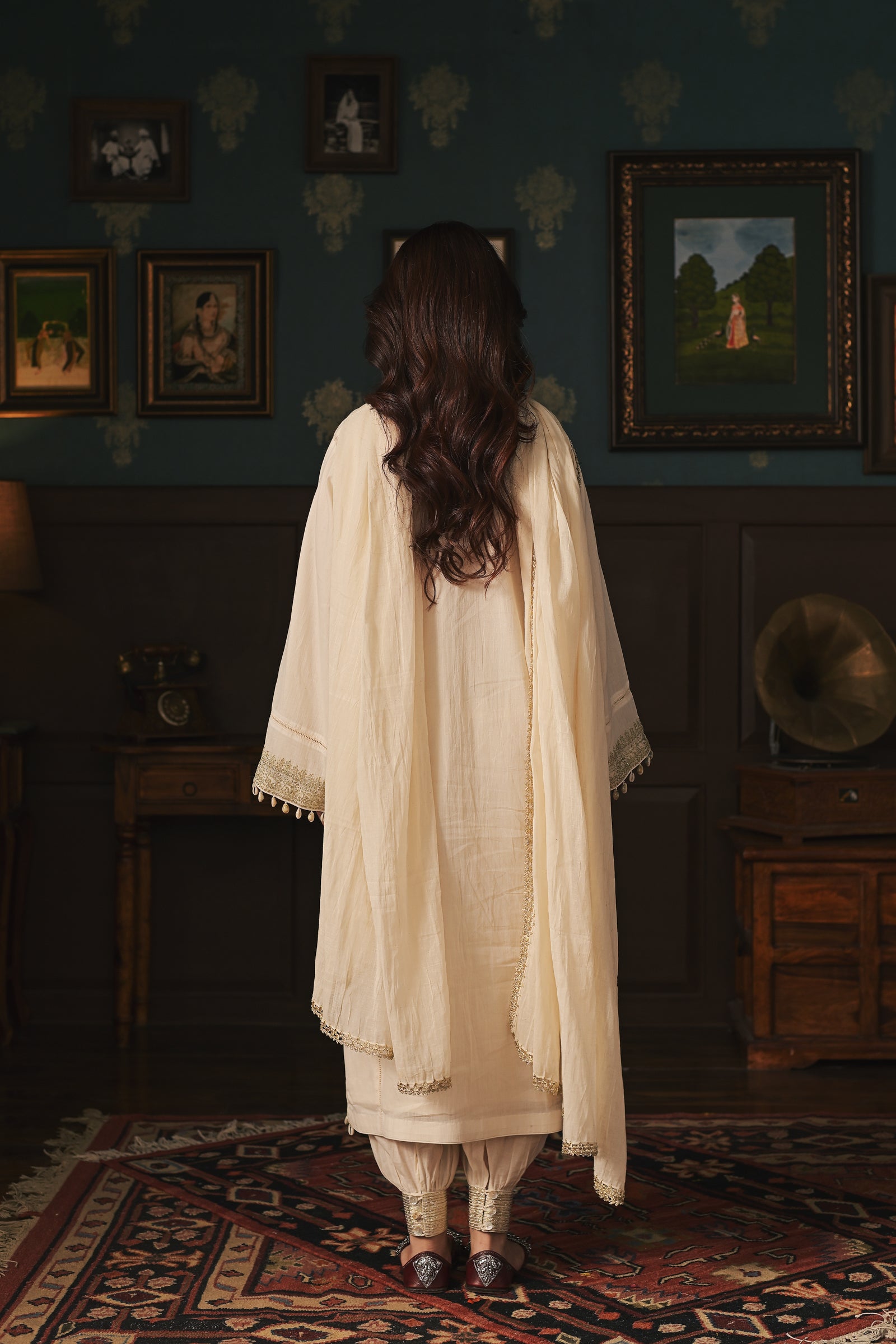 Mulmul Dori Zari Set